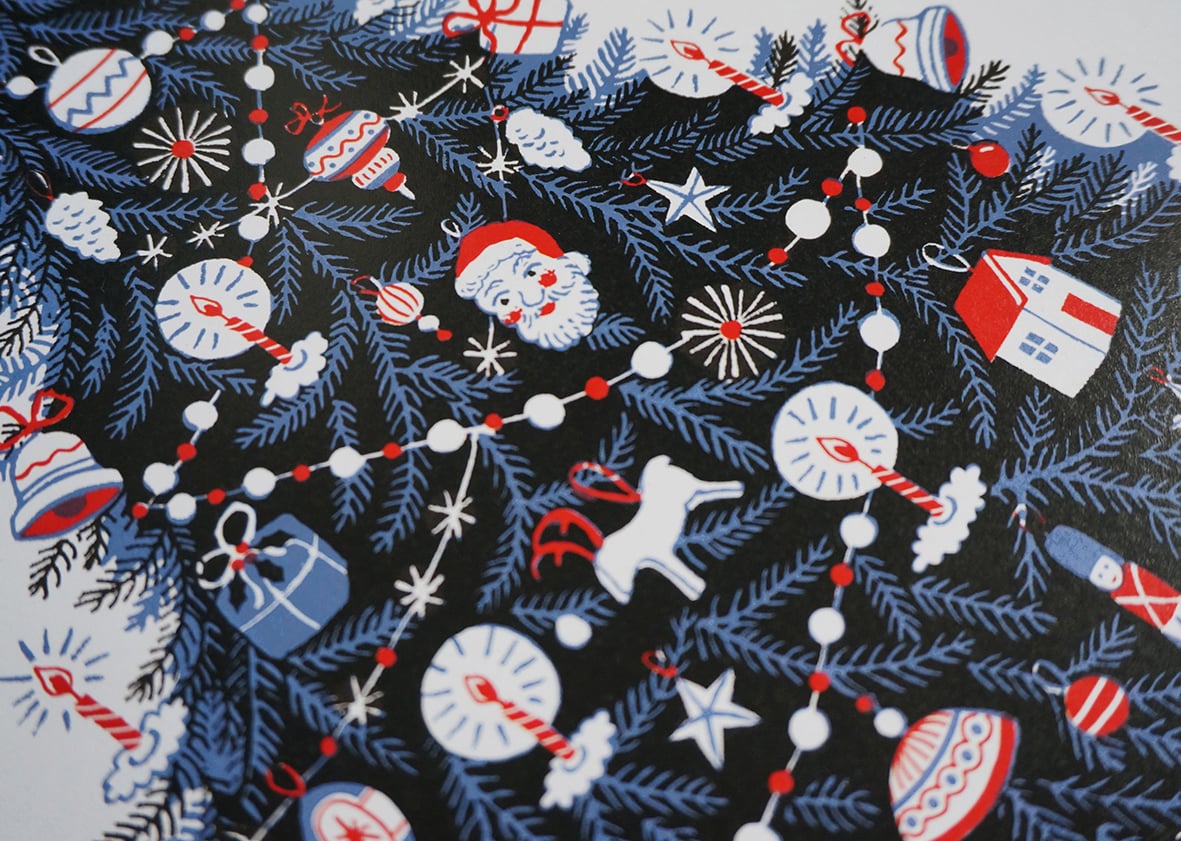 Image of Christmas Tree - Paper Cut Out Decoration