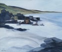 Mid-century Modern Swedish Artist ‘Seascape’