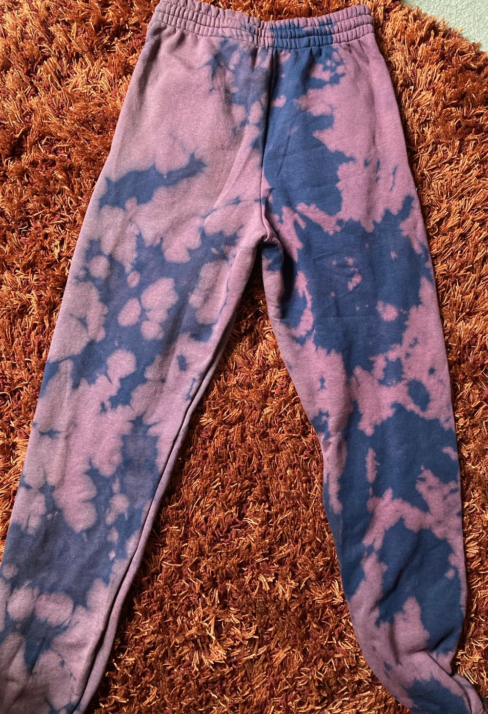 NAVY BLUE/PURPLE BLEACH DYED SET (BLANK)