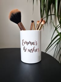 Personalised Make-Up Brush Holder