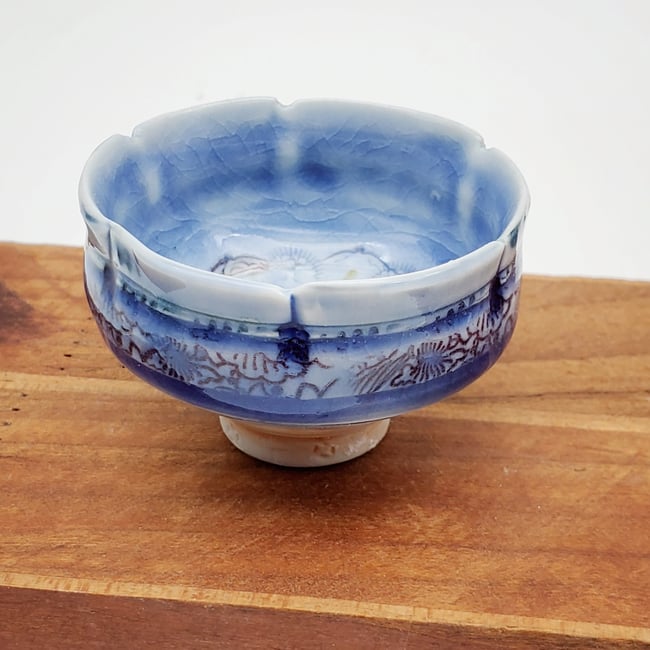 Cobalt Mandala Tiny Teabowl