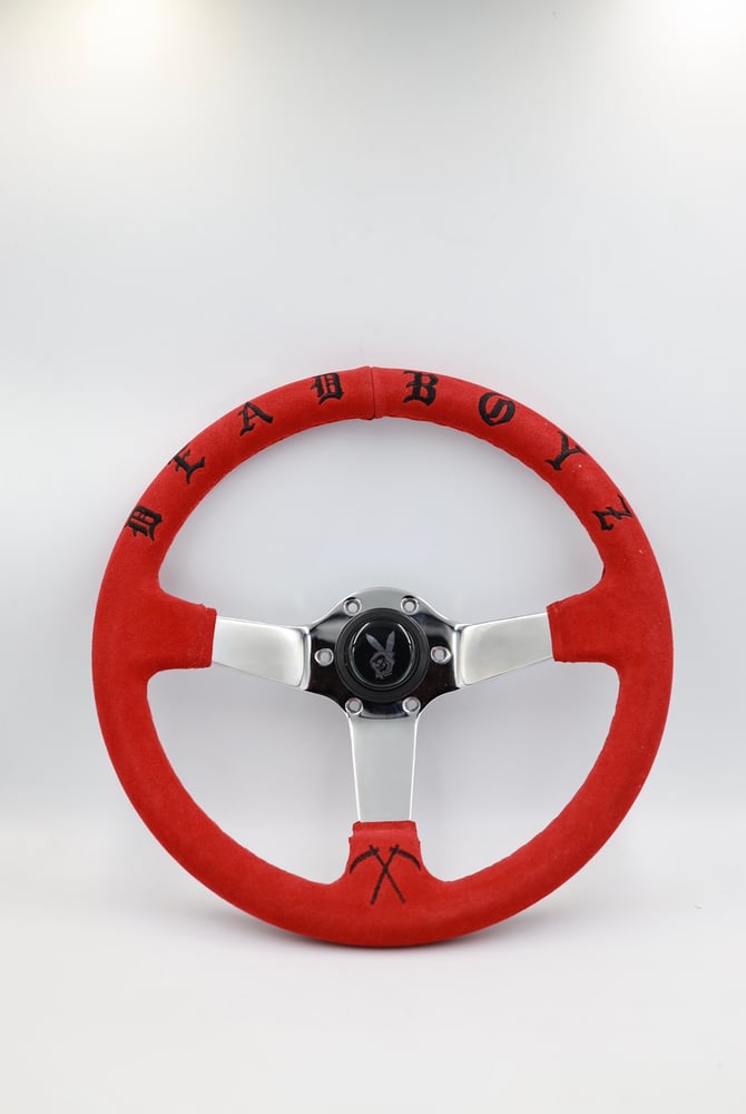 Image of DEADBOYZ (suede steering wheel)