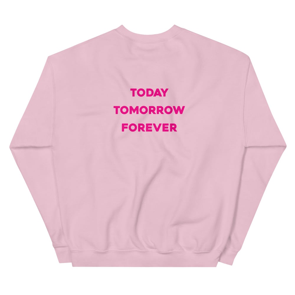 Image of Unisex Protect Black Women Pink Sweatshirt