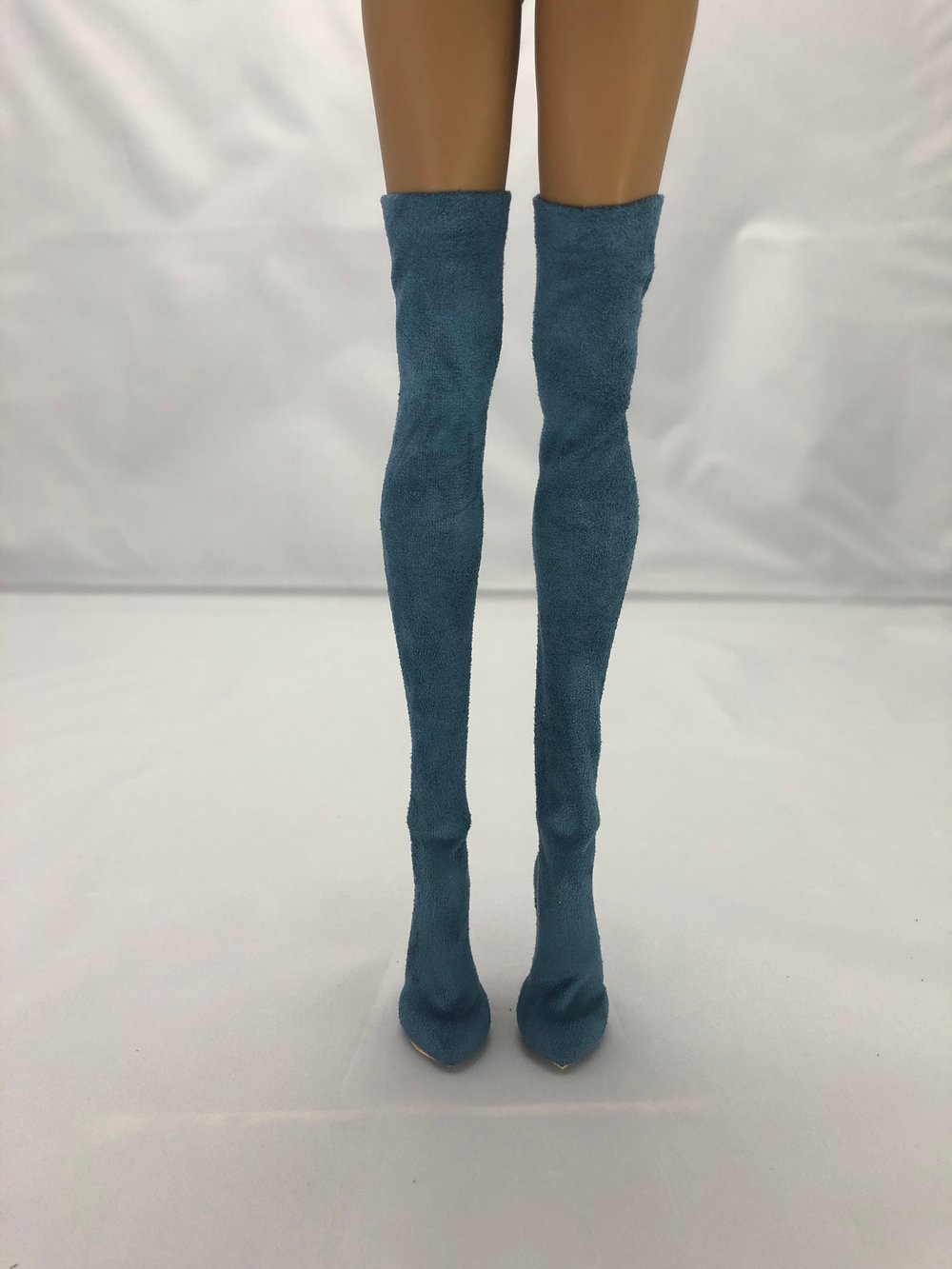 Blue Thigh High Boots: Pidgin Doll Pair 3