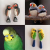 Your Pet Bird - custom made earrings