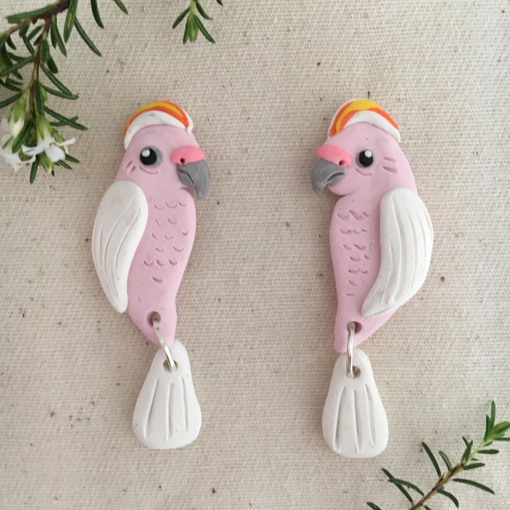 Your Pet Bird - custom made earrings