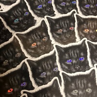 Image 2 of Black Cat Sticker