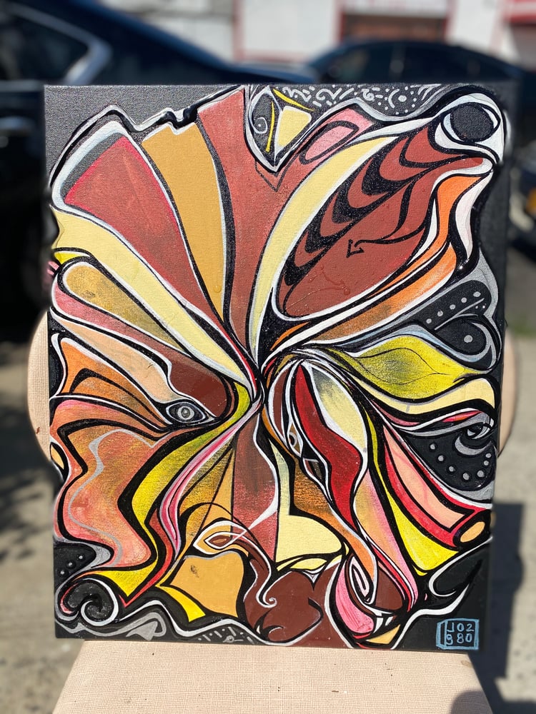 Image of AFROCHELLA. **framed canvas print
