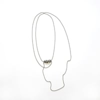 Image 3 of STEEL+SILVER braid neckpiece