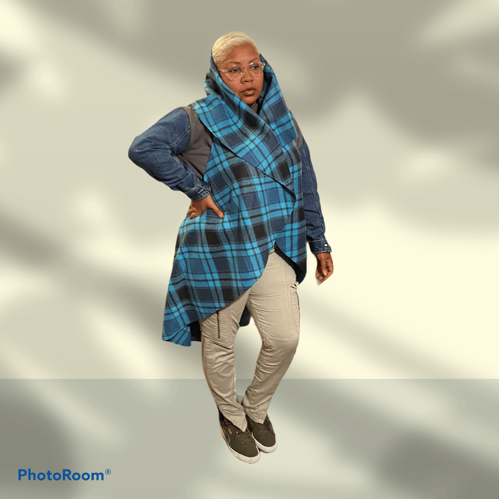 Image of Fleece belted vest