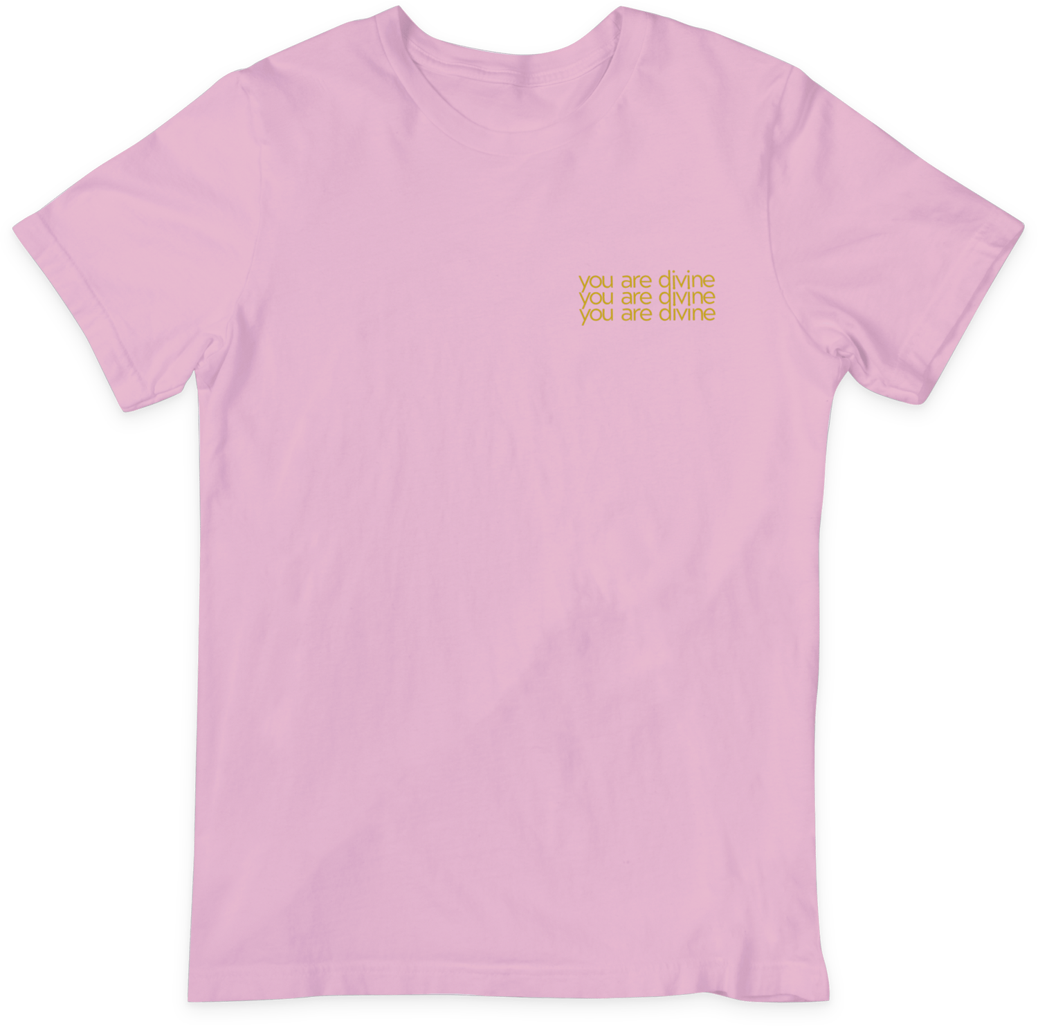 Divine | Lilac Embroidered Tee