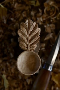Image 1 of Oak Leaf Coffee Scoop -