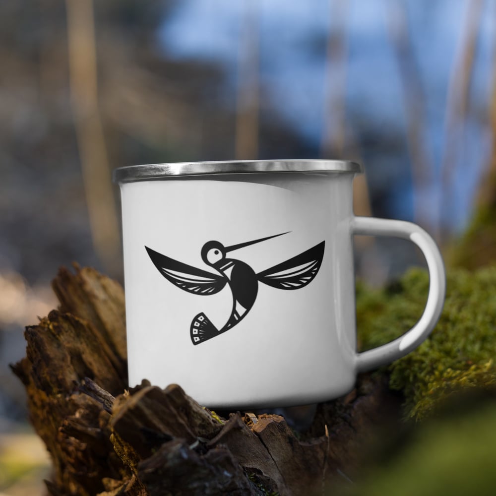 Image of Hummingbird Enamel Mug