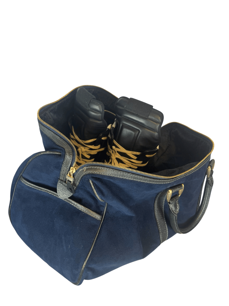 Image of Balenciaga Suede City Duffle Bag