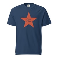 Image 3 of Live Free Vintage Distressed Dark Unisex garment-dyed heavyweight t-shirt