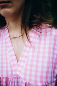 Image 2 of Blouse Roma [Vichy rose]