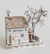 Image 2 of Winter Cottage & Tree