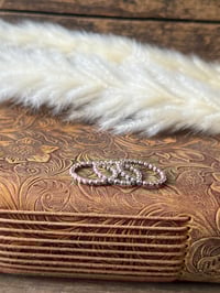 Image 1 of Sterling Silver Dot Stacker