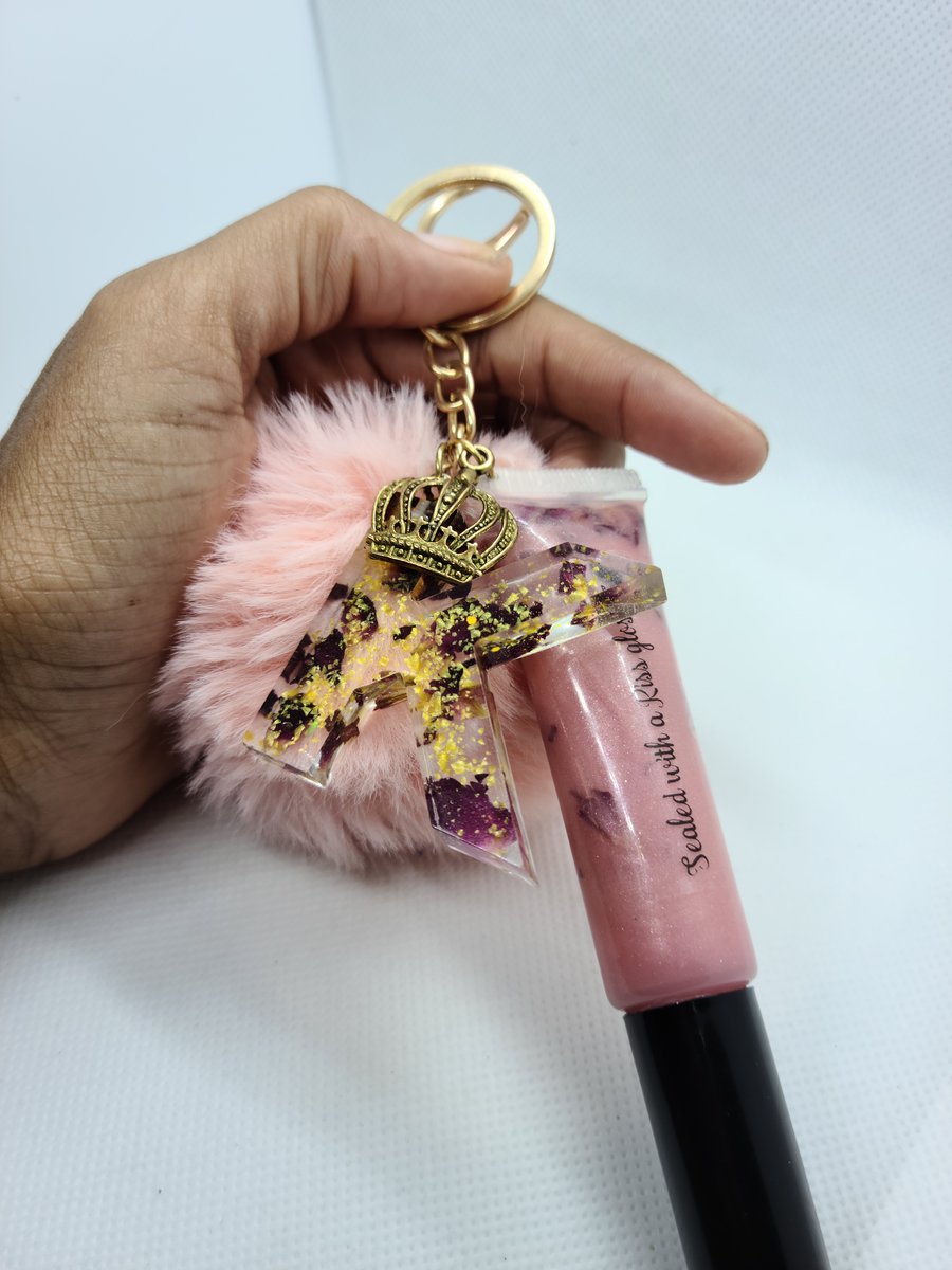 LV Lipgloss Keychain  Lip balm collection, Lip gloss collection