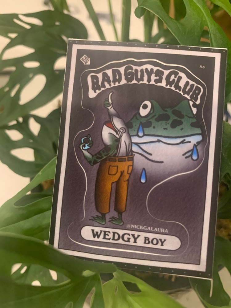 Image of Wedgy Boy Sticker