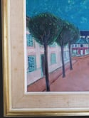 Mid-century Modern Swedish Artist ‘Provincial French Town’ 