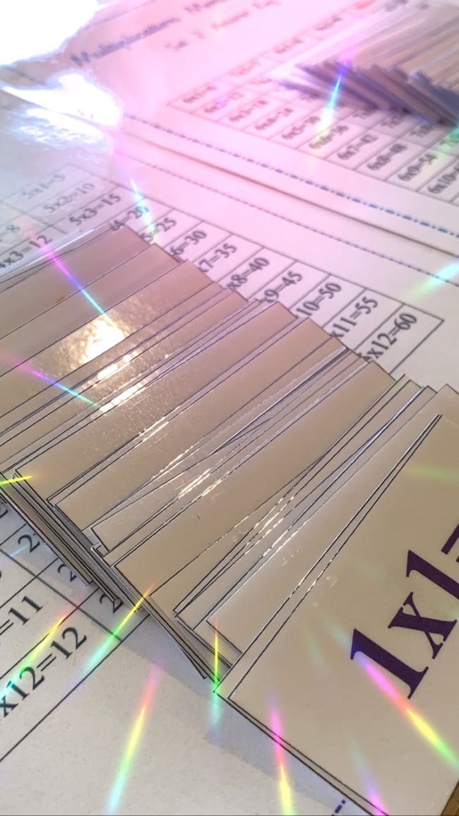 Multiplication Memory Game Set 1 BrightLittleLearners