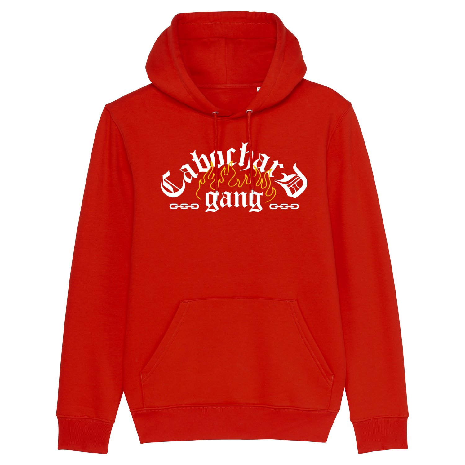 Image of SWEAT-SHIRT CAPUCHE UNISEX ROUGE- CABOCHARD GANG 