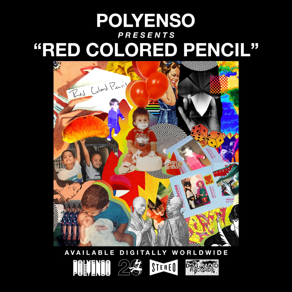Polyenso Red Colored Pencil T-Shirt 
