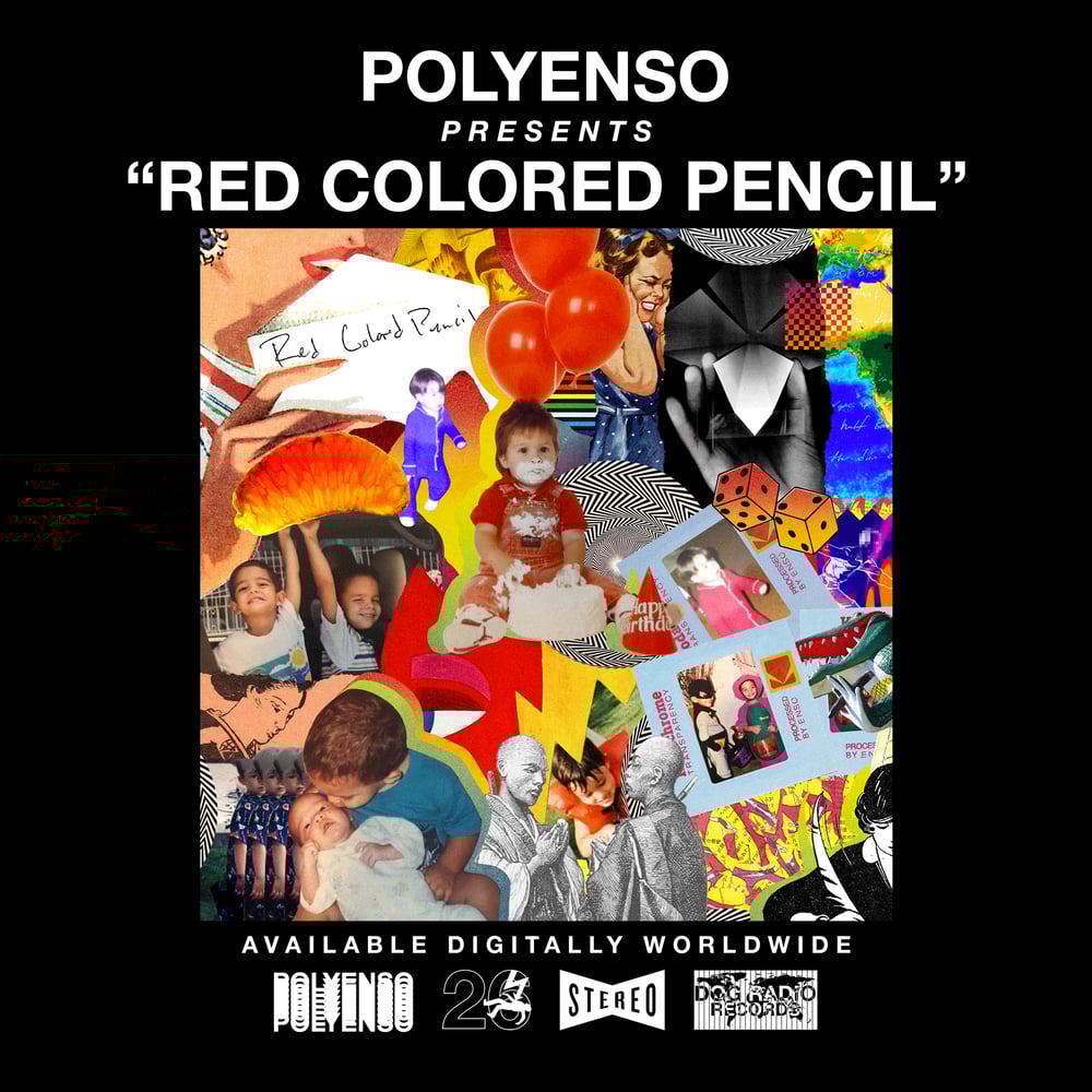 Polyenso Red Colored Pencil T-Shirt