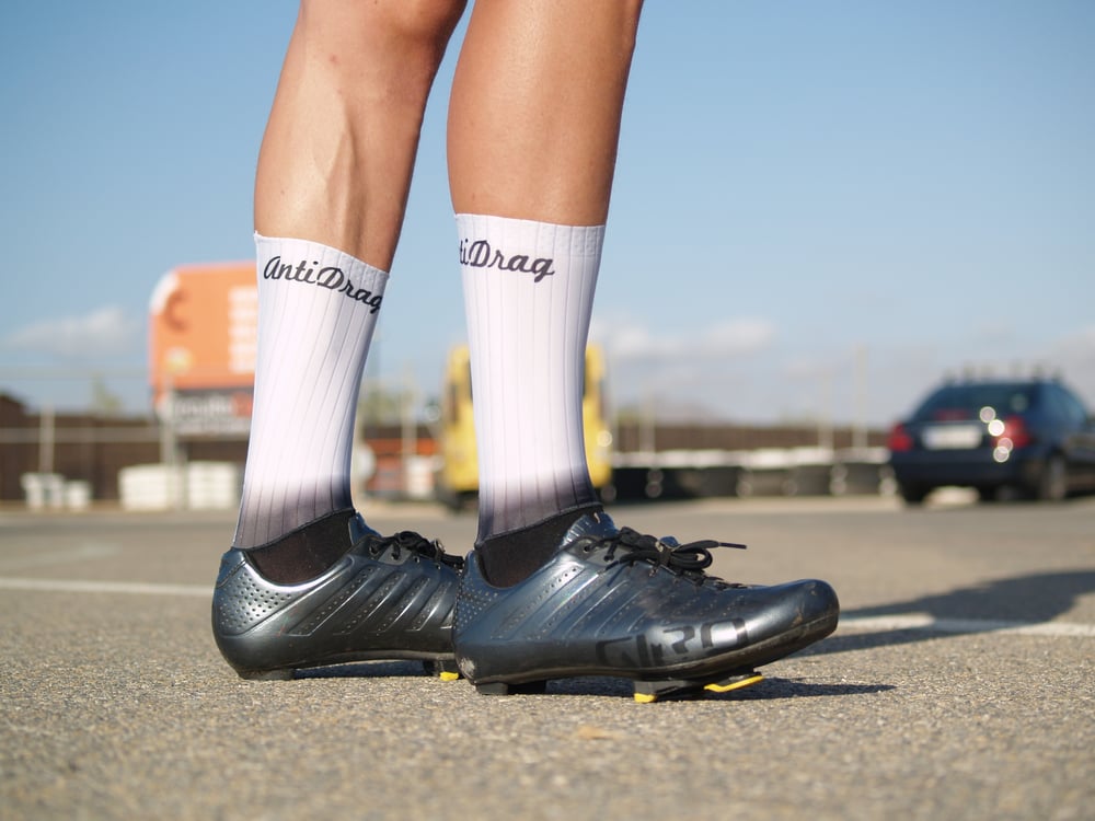 Image of The AERO Cycling Sock - Fade to white