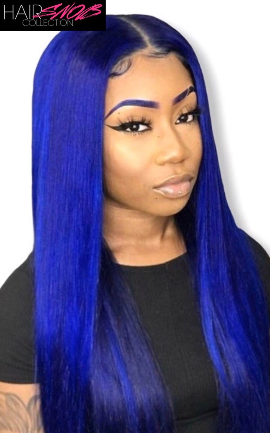 Lace Front 13x4 Nipsey Blue Straight Wig Hair Snob Collection LLC