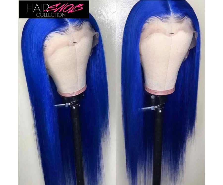 Image of Lace Front 13x4 Nipsey Blue Straight Wig