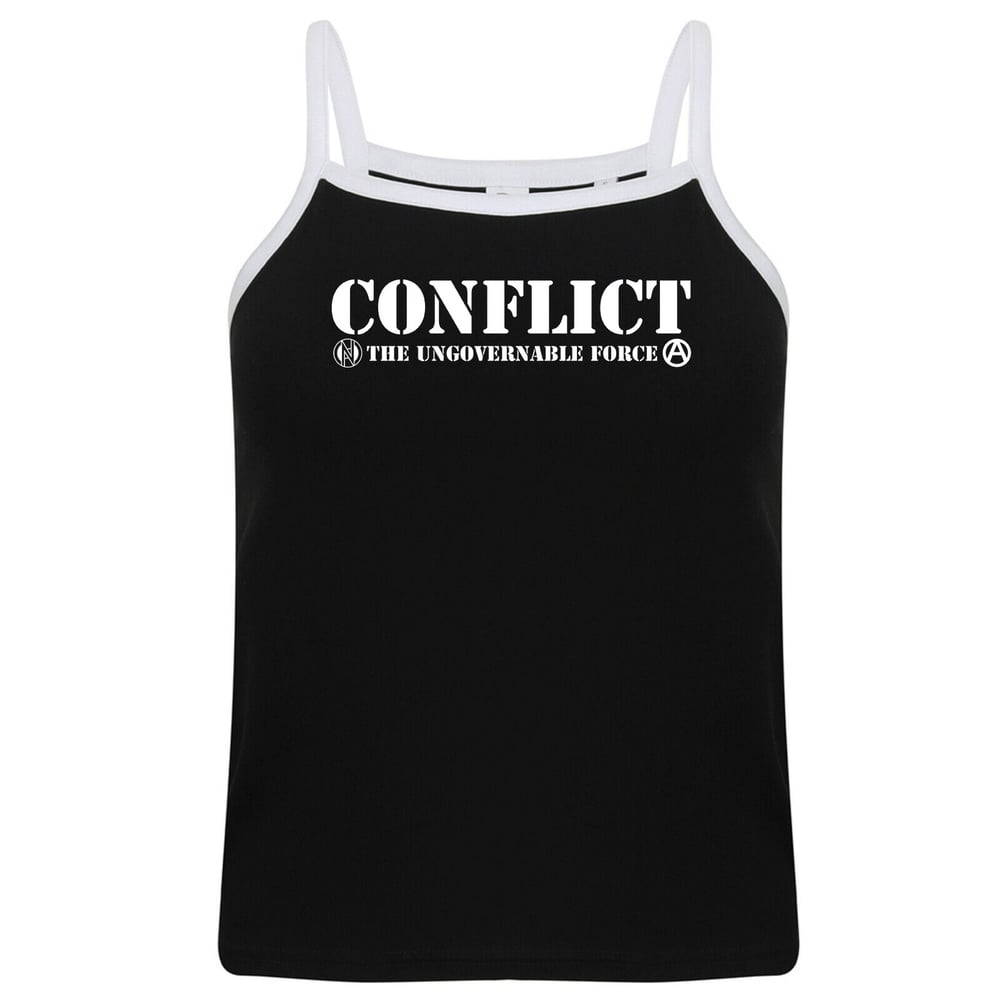 Image of CONFLICT Ungovernable Force strap top