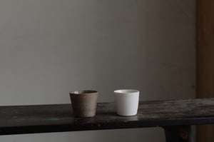 Cream Porcelain Espresso Cup
