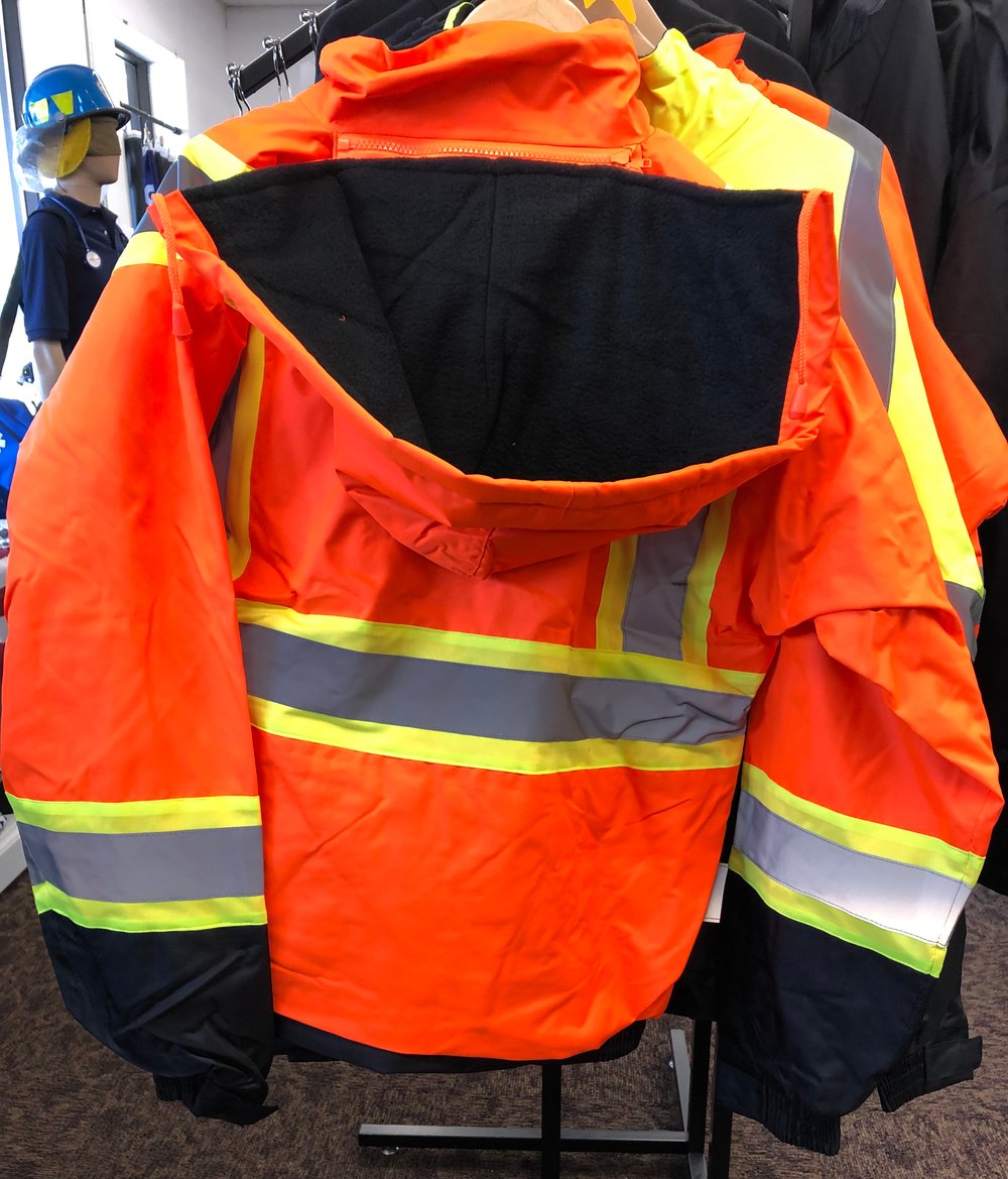 Bomber Style Reflective Safety Jacket