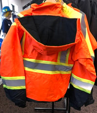 Image 5 of Bomber Style Reflective Safety Jacket