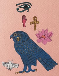 Image 2 of Bird of Horus Egypt Card