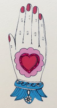 Image 2 of Heart Hand Card