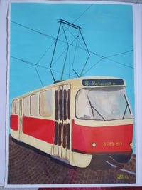 Tranvía en Praga (Original) - Tram in Prague (original)