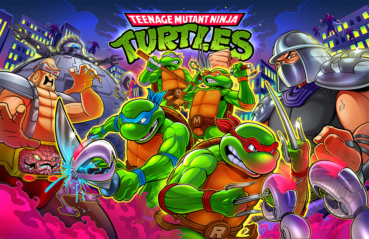 Stern Pro Teenage Mutant Ninja Turtles Signed Translite / Zombie Yeti