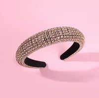 Image 1 of Large Gold Crystal Headband