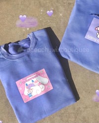 Image 1 of Wear Mask and Wash Hands- Cinnamoroll Crewneck