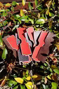 Image 3 of Handmade Leather Halloween Lighter Cover