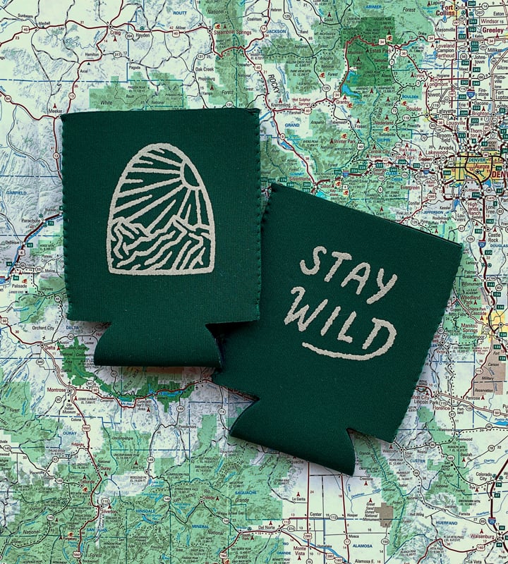 Image of Stay Wild Koozie