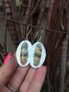 Bumble Bee Jasper & Silver WAP earrings