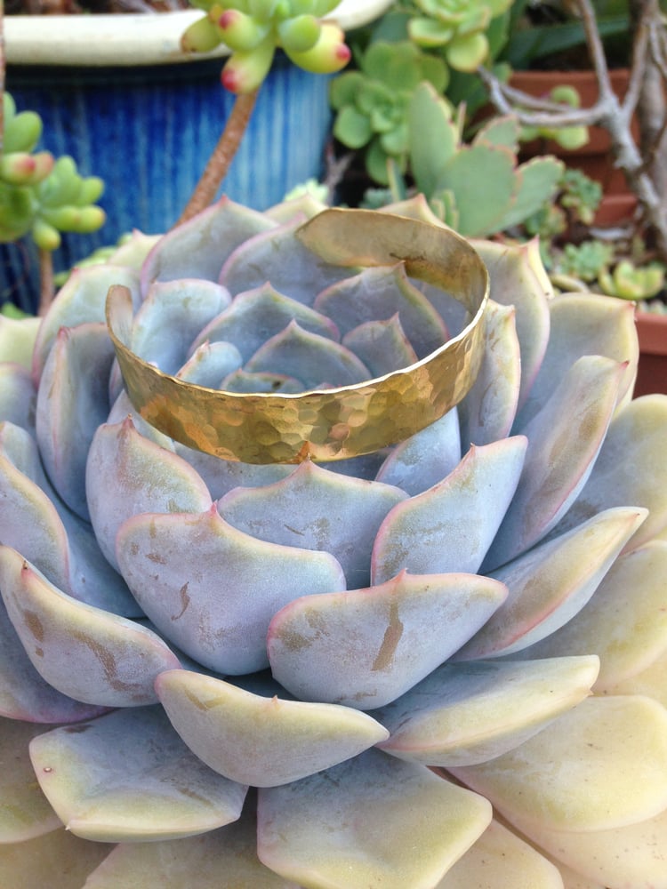 Image of Hand Hammered Brass Cuff