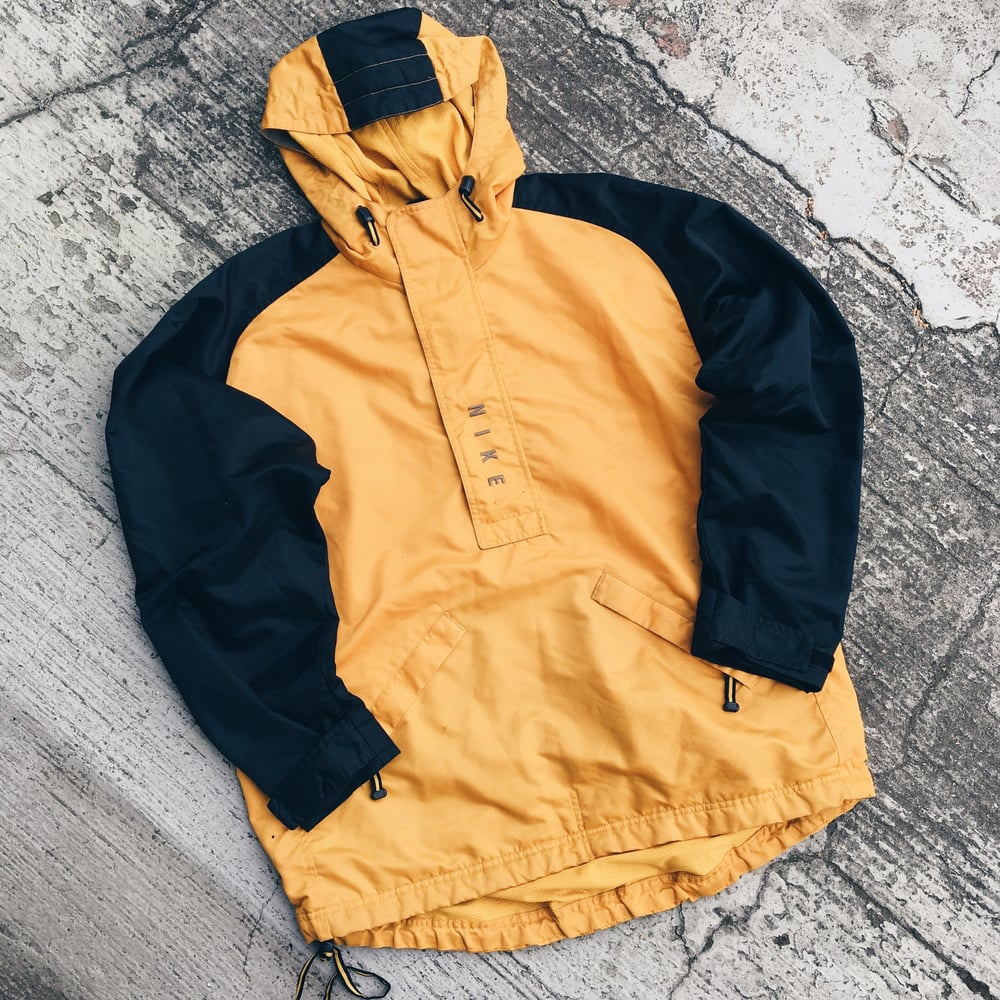 Image of Original 90’s Nike Half-Zip Hooded Anorak Pullover Jacket.