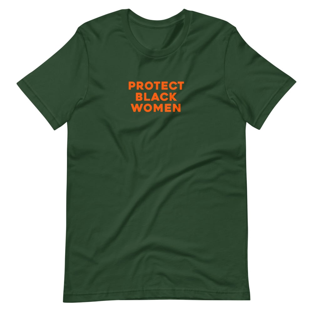 Image of Unisex Green Protect Black Women T-Shirt