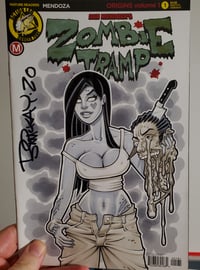 Image of Zombie Tramp Headache Original Sketch.