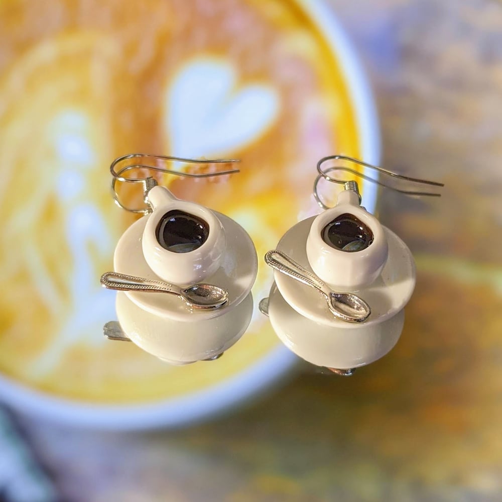 Image of Coffee Cup Earrings